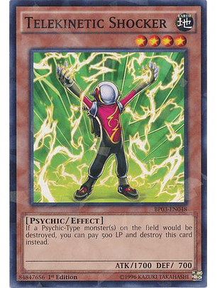 Telekinetic Shocker - BP03-EN048 - Shatterfoil Rare 1st Edition
