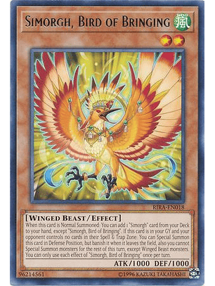 Simorgh, Bird of Bringing - RIRA-EN018 - Rare Unlimited