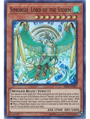 Simorgh, Lord of the Storm - RIRA-EN021 - Super Rare Unlimited