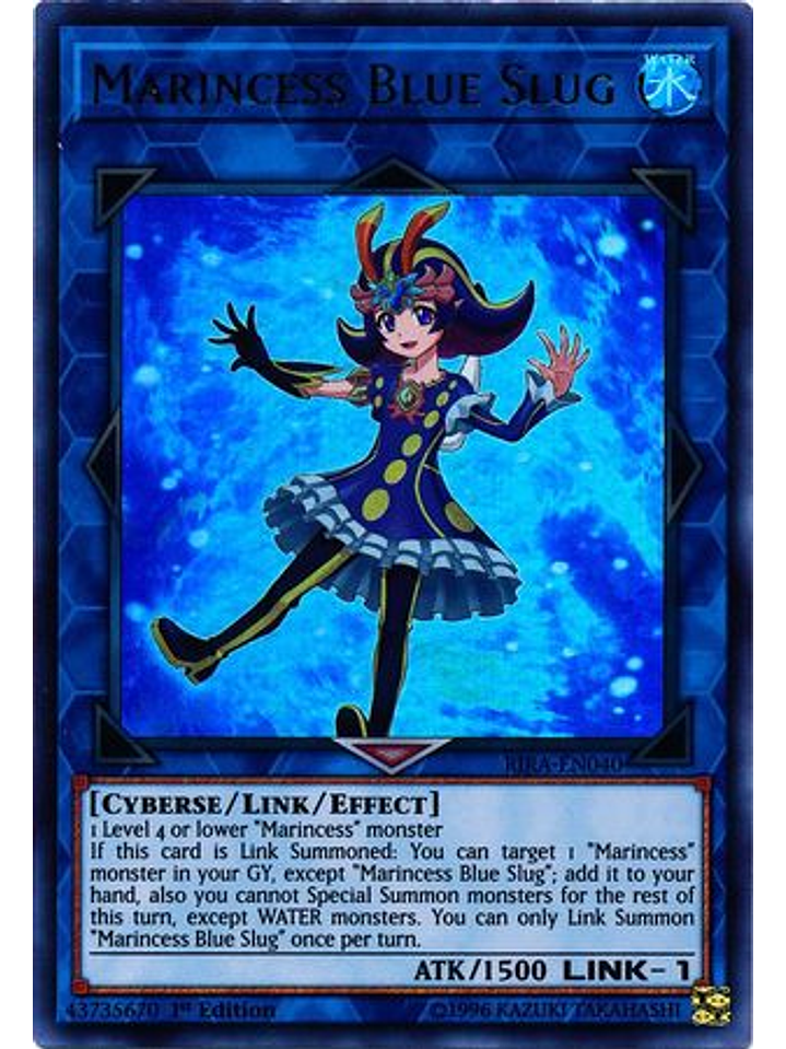 Marincess Blue Slug - RIRA-EN040 - Ultra Rare 1st Edition 1