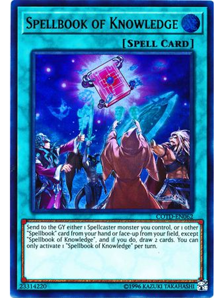 Spellbook of Knowledge - COTD-EN062 - Ultra Rare Unlimited 1
