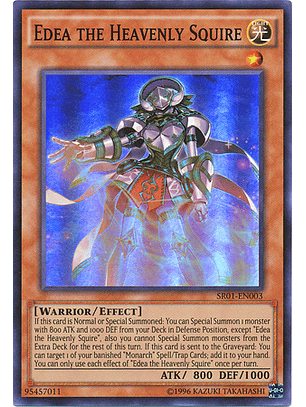 Edea the Heavenly Squire - SR01-EN003 - Super Rare Unlimited