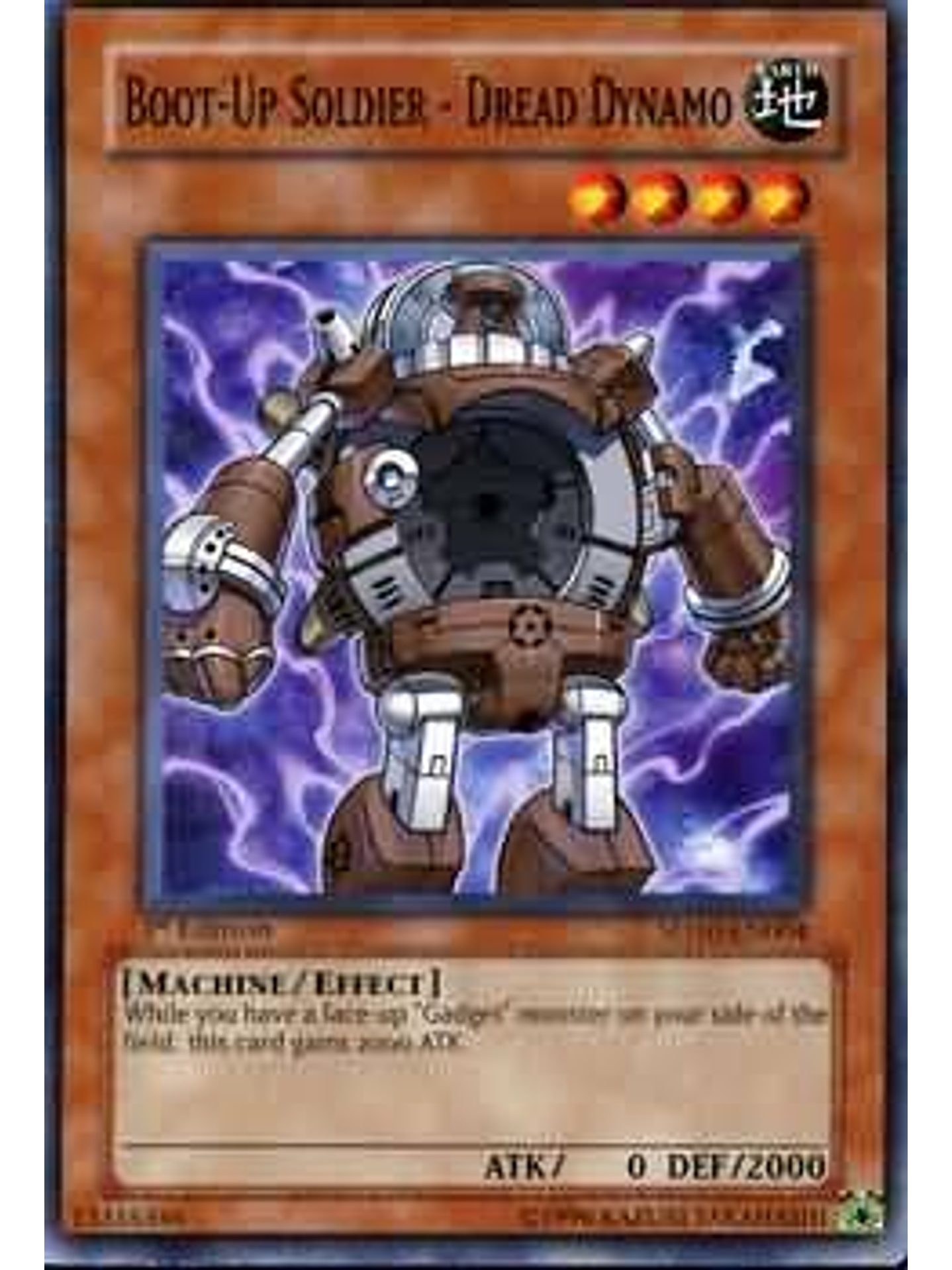 Boot-Up Soldier - Dread Dynamo - SD10-EN004 - Common 1st Edition 1