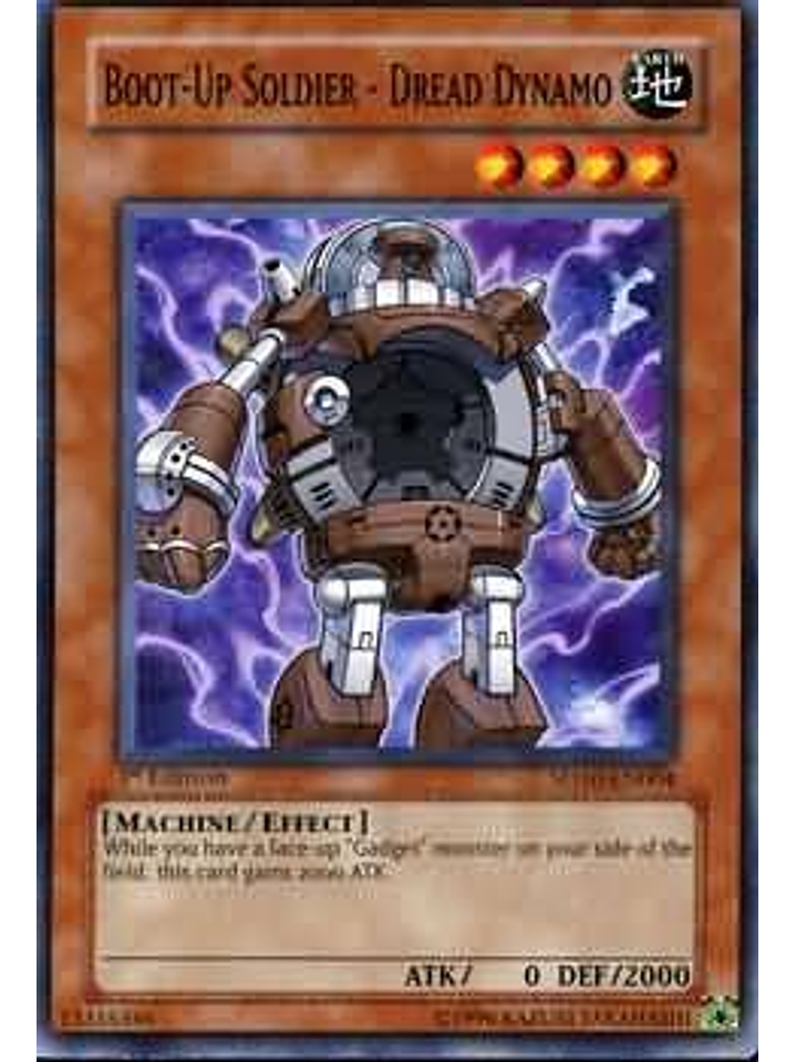 Boot-Up Soldier - Dread Dynamo - SD10-EN004 - Common 1st Edition 1