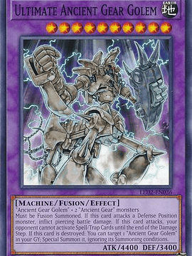 Ultimate Ancient Gear Golem - LED2-EN036 - Common 1st Edition