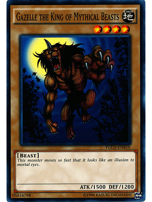 Gazelle the King of Mythical Beasts - YGLD-ENB10 - Common Unlimited