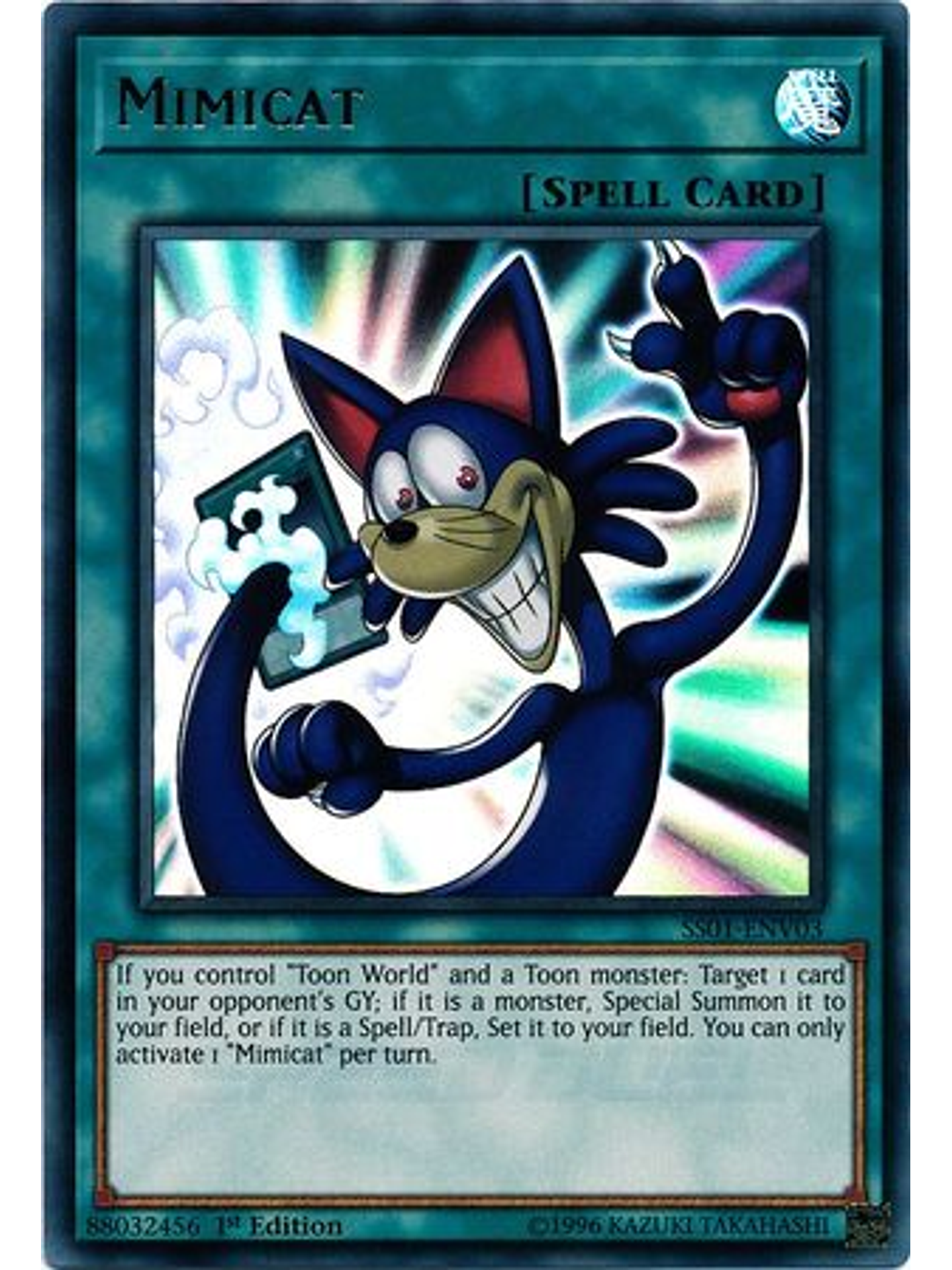 Mimicat - SS01-ENV03 - Ultra Rare 1st Edition 1