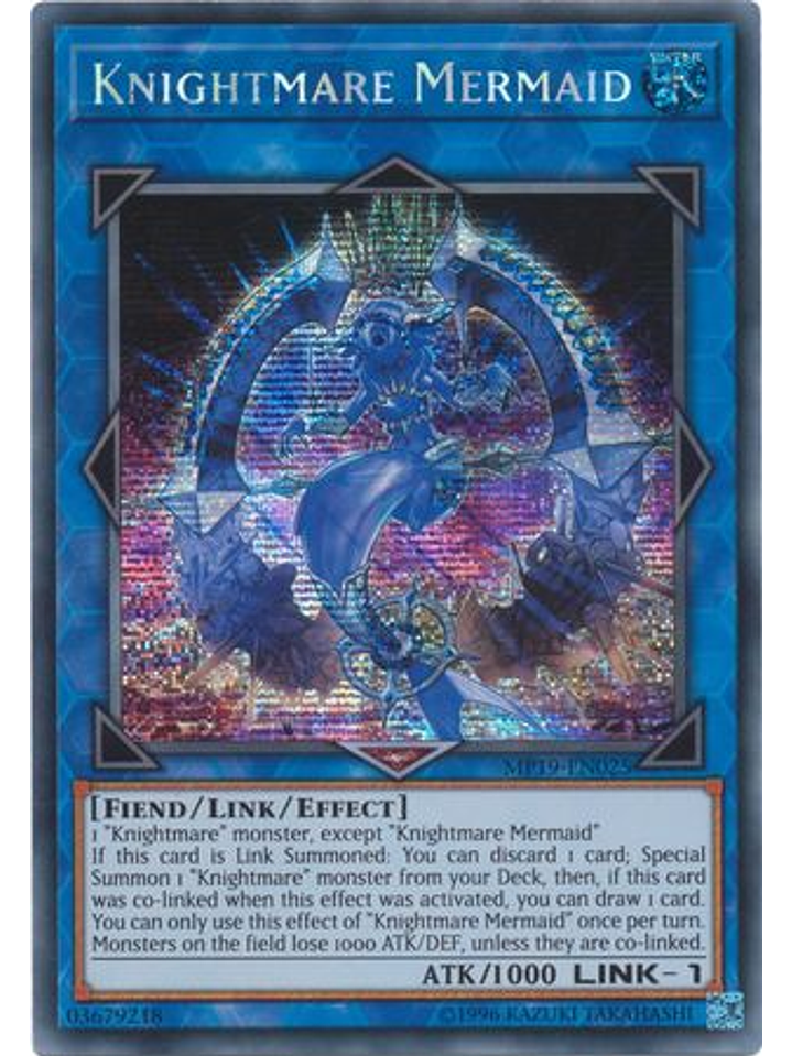 Knightmare Mermaid - MP19-EN025 - Prismatic Secret Rare Unlimited 1
