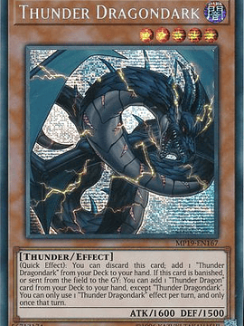 Thunder Dragondark - MP19-EN167 - Prismatic Secret Rare Unlimited