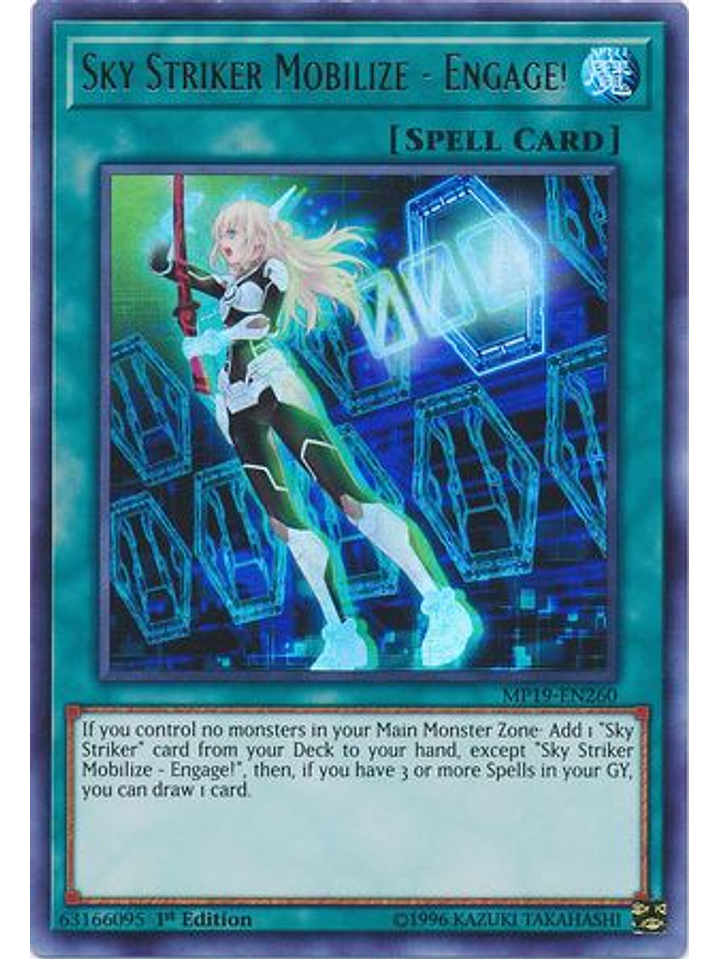 Sky Striker Mobilize - Engage! - MP19-EN260 - Ultra Rare Unlimited 1