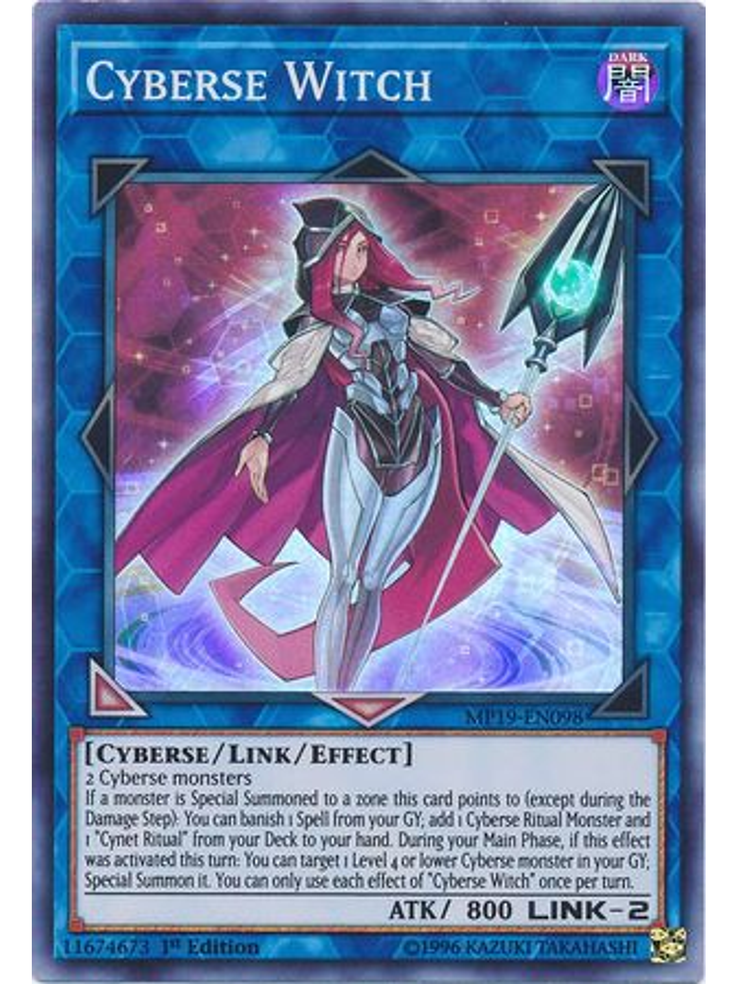 Cyberse Witch - MP19-EN098 - Super Rare Unlimited 1