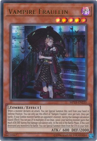 Vampire Fraulein - MP19-EN235 - Ultra Rare Unlimited