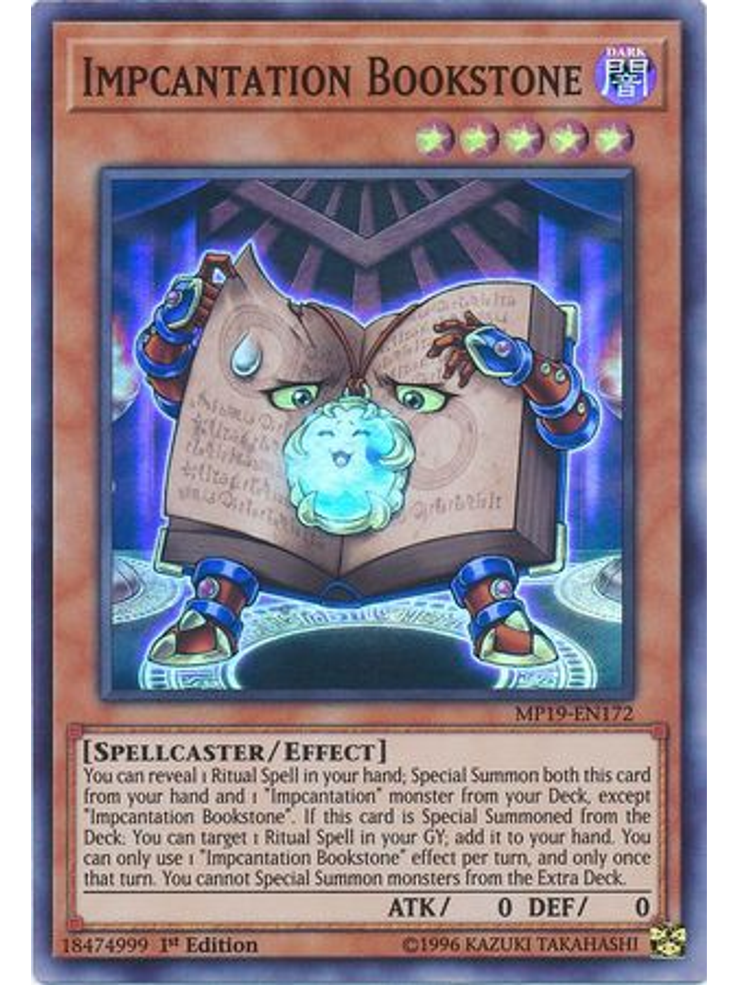 Impcantation Bookstone - MP19-EN172 - Super Rare Unlimited 1
