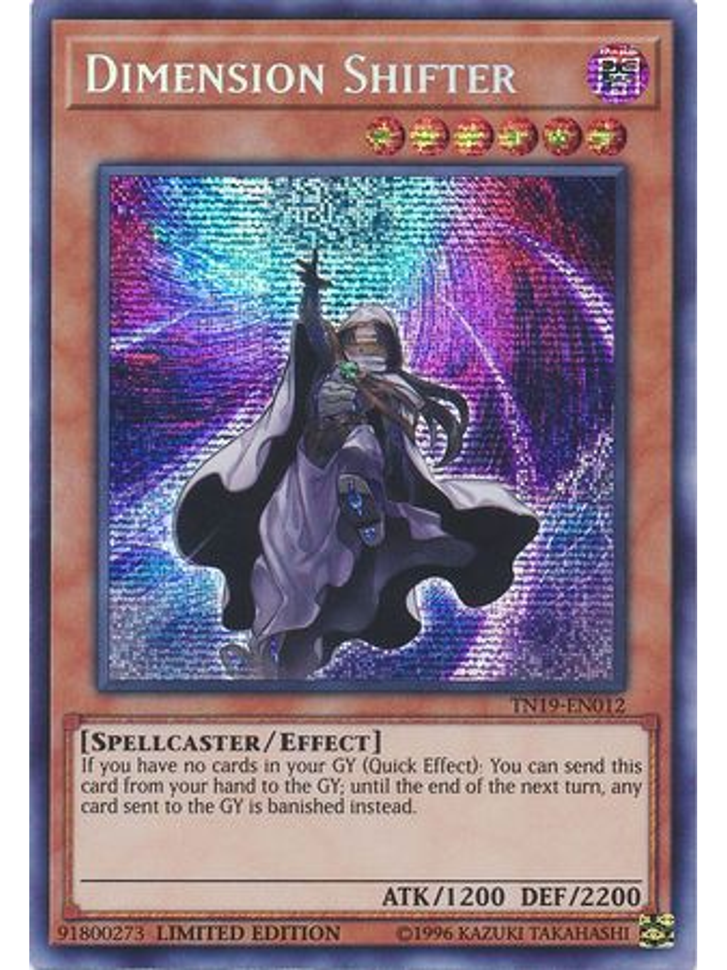 Dimension Shifter - tn19-en012 - Prismatic Secret Rare Limited 1