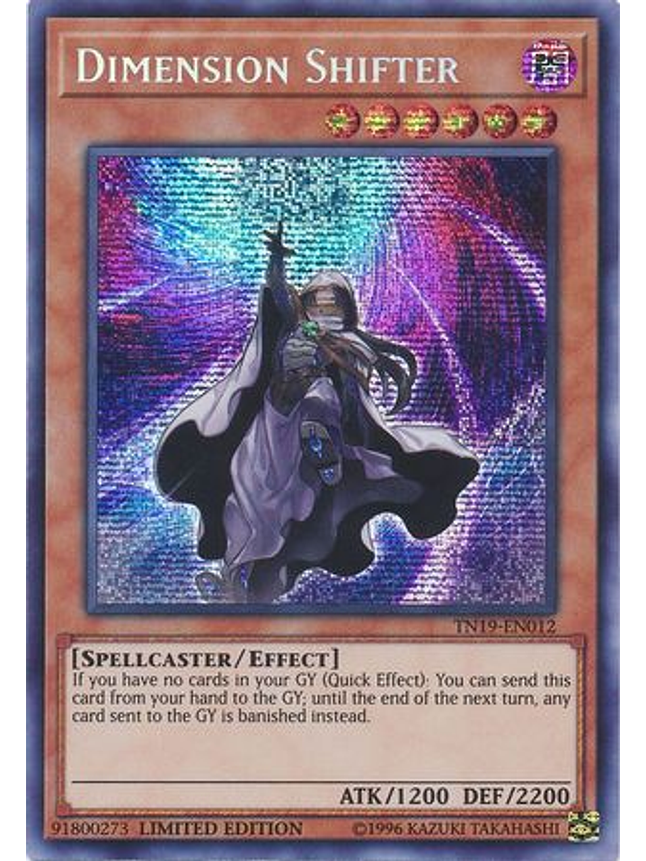 Dimension Shifter - tn19-en012 - Prismatic Secret Rare Limited 1