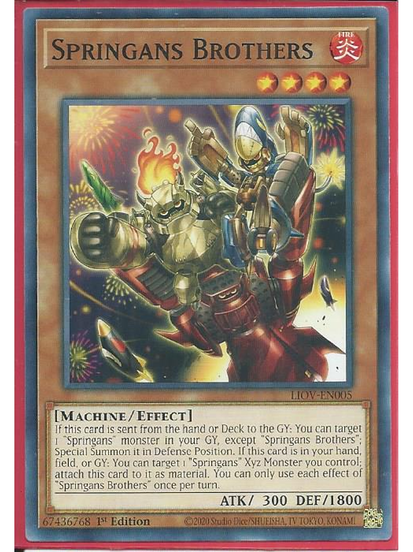 Springans Brothers - LIOV-EN005 - Common 1st Edition 1