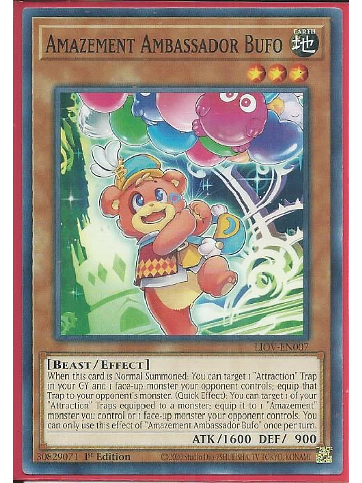 Amazement Ambassador Bufo - LIOV-EN007 - Common 1st Edition 1