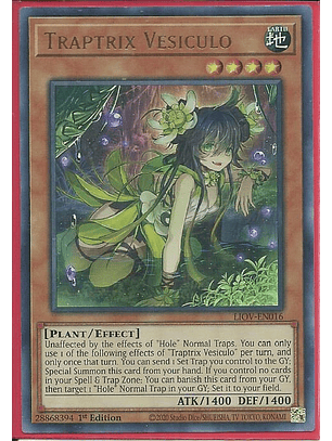 Traptrix Vesiculo - LIOV-EN016 - Ultra Rare 1st Edition