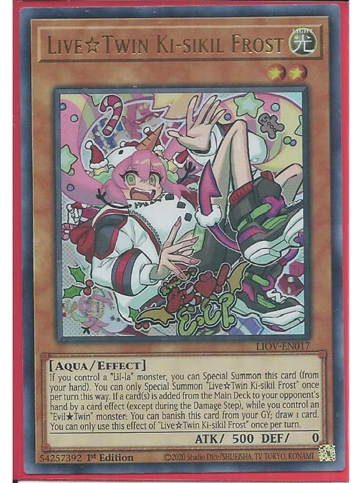 Live Twin Ki-sikil Frost - LIOV-EN017 - Ultra Rare 1st Edition 1