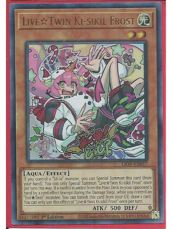 Live Twin Ki-sikil Frost - LIOV-EN017 - Ultra Rare 1st Edition 1