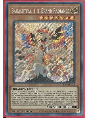 Bahalutiya, the Grand Radiance - LIOV-EN023 - Secret Rare 1st Edition