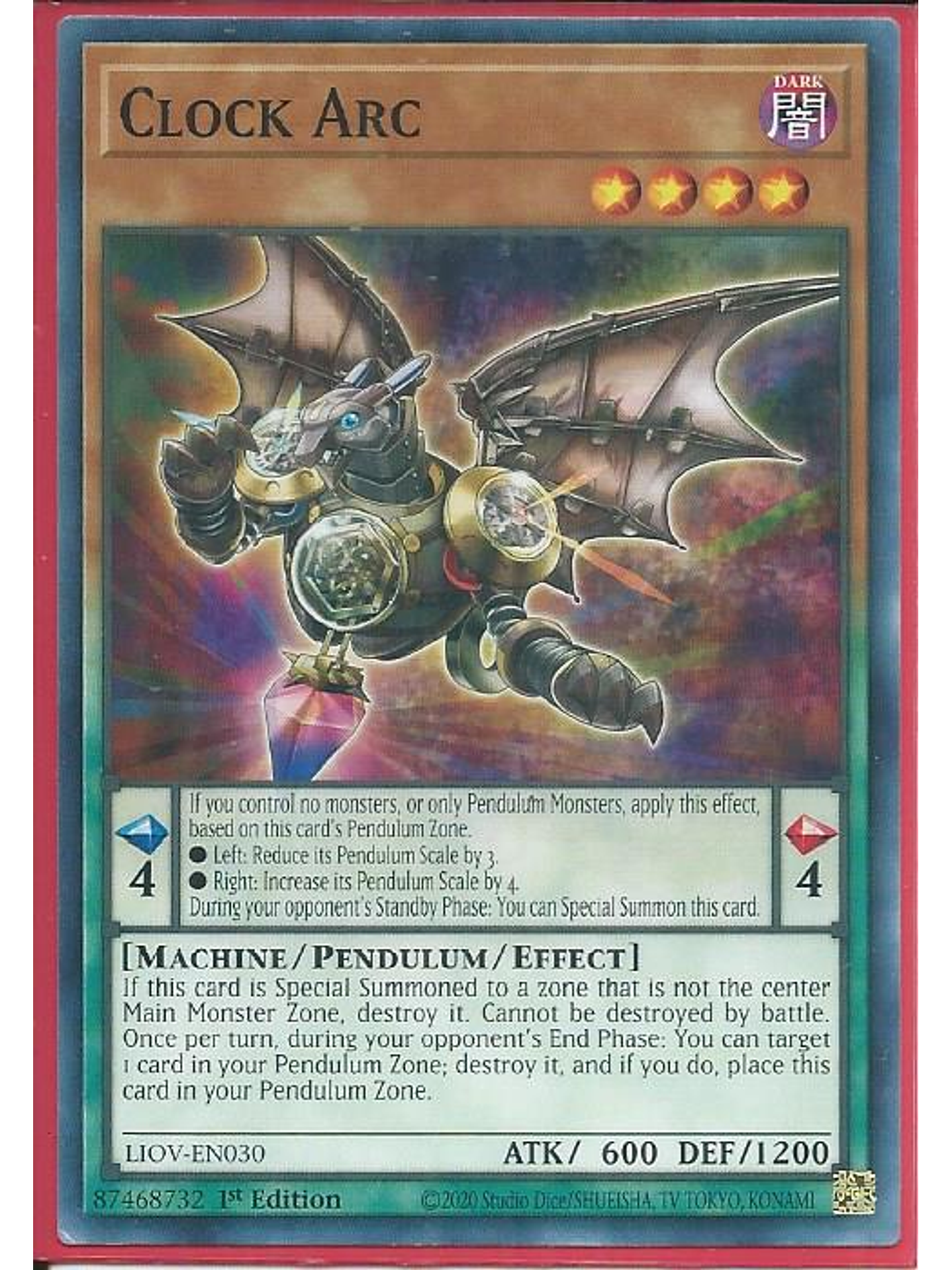 Clock Arc - LIOV-EN030 - Common 1st Edition 1