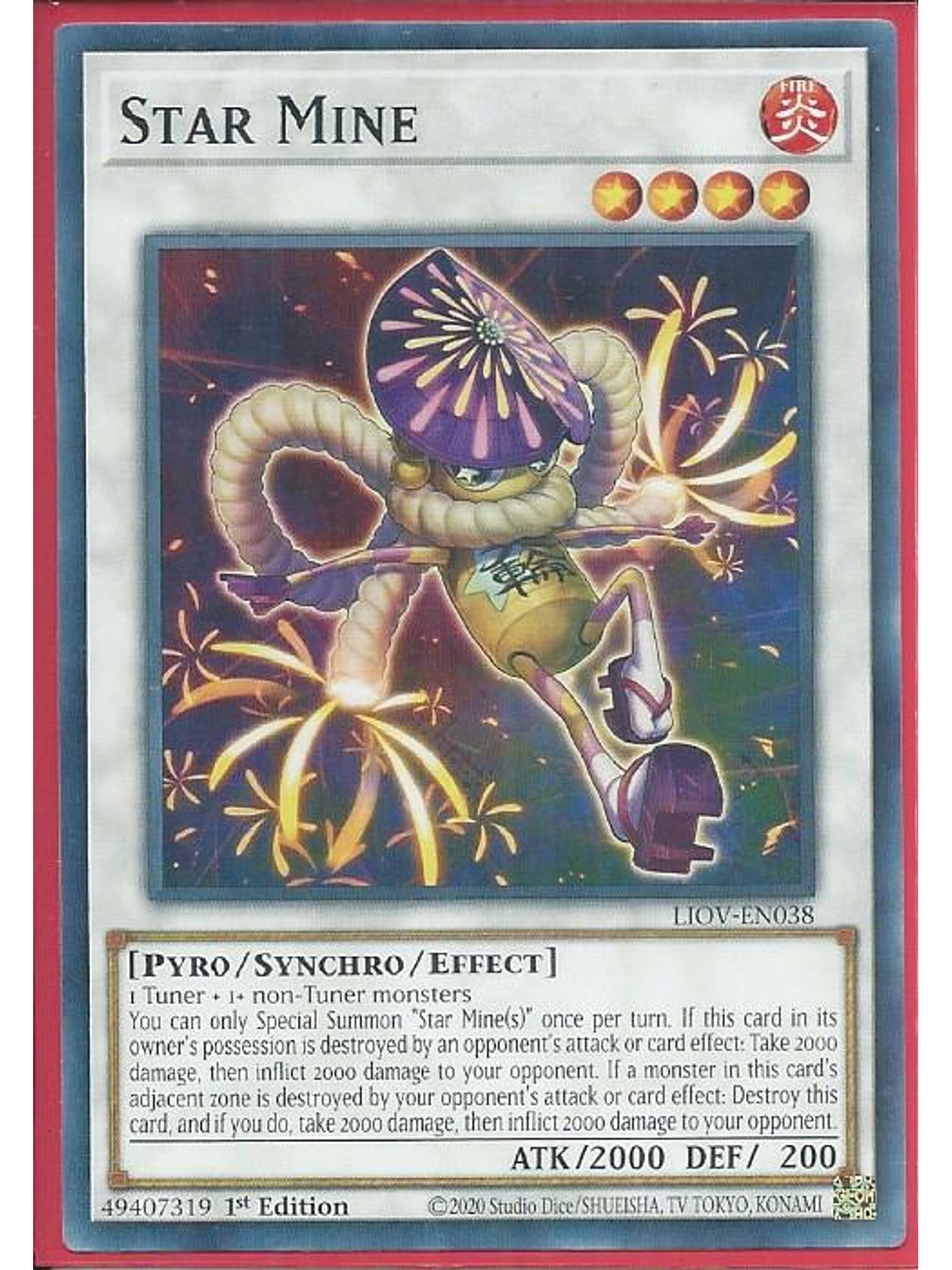 Star Mine - LIOV-EN038 - Common 1st Edition 1