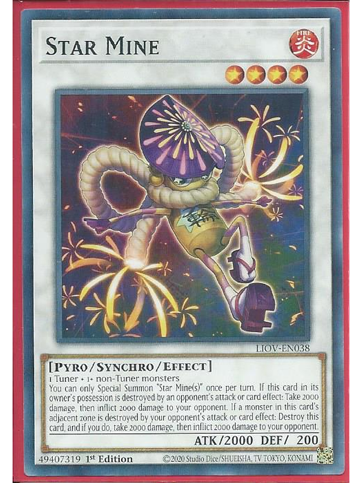 Star Mine - LIOV-EN038 - Common 1st Edition 1