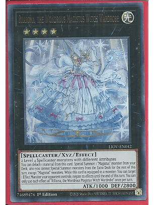 Rilliona, the Wondrous Magistus Witch Wardrobe - LIOV-EN042 - Ultra Rare 1st Edition