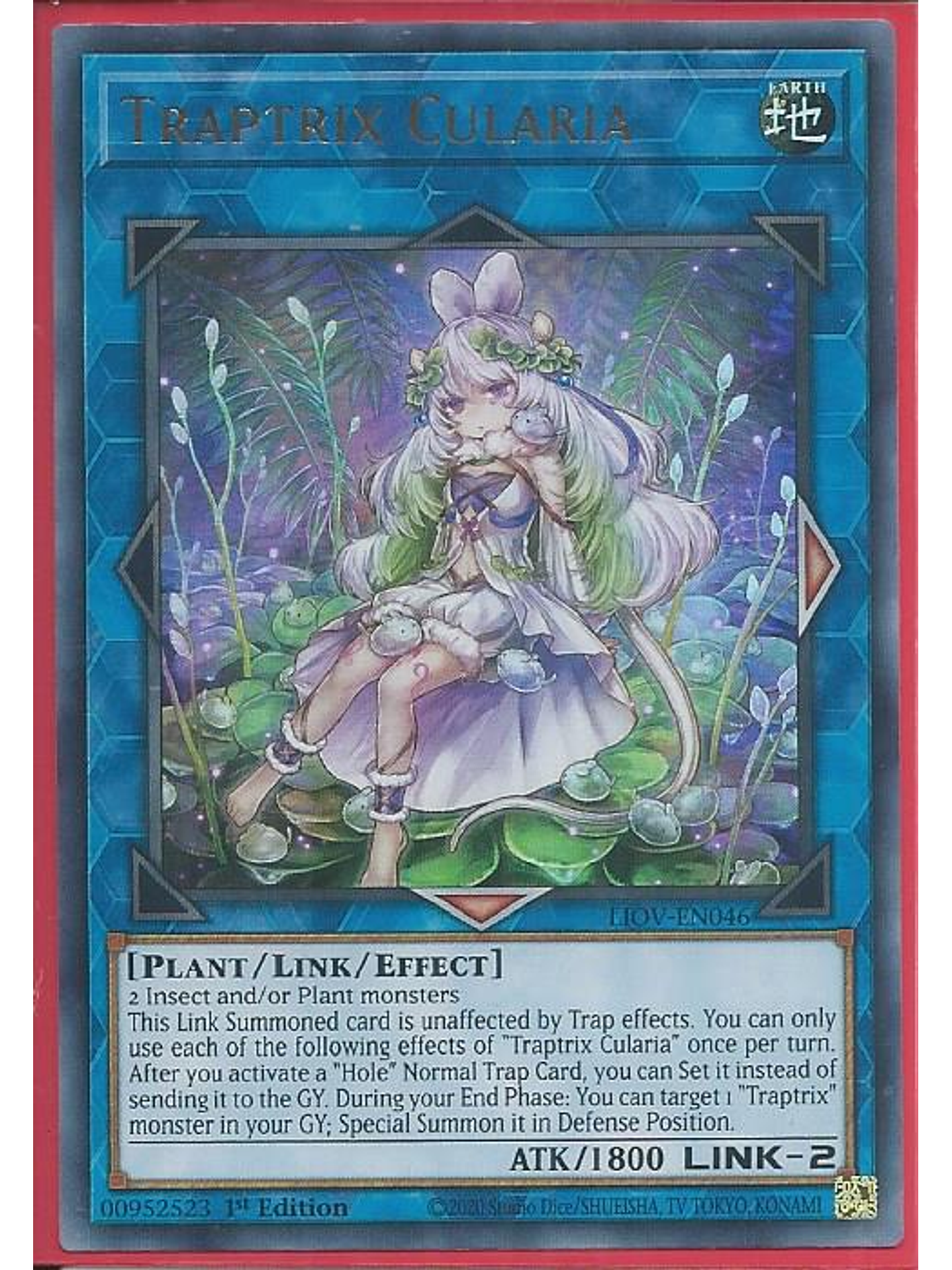 Traptrix Cularia - LIOV-EN046 - Ultra Rare 1st Edition 1