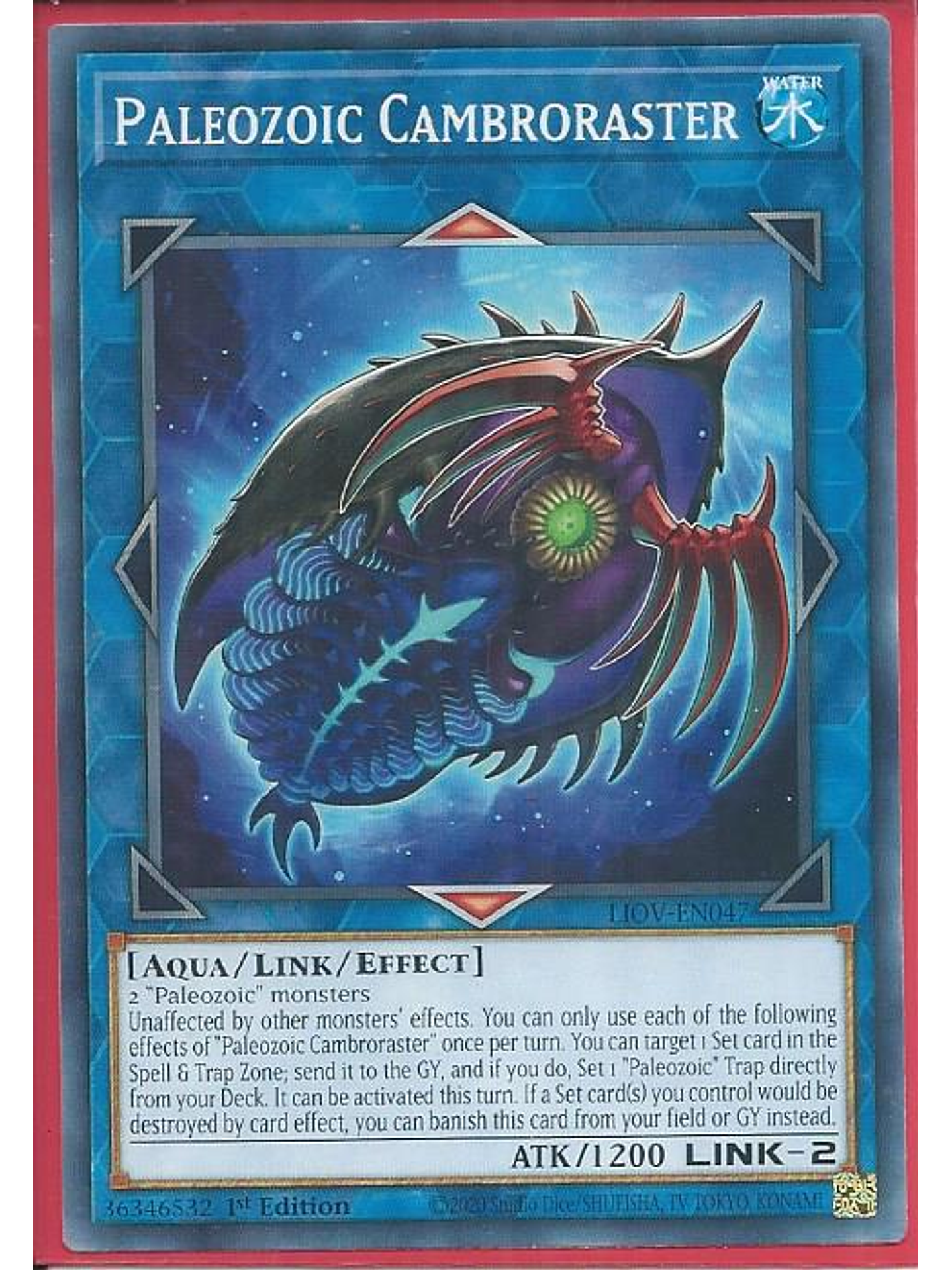 Paleozoic Cambroraster - LIOV-EN047 - Common 1st Edition 1