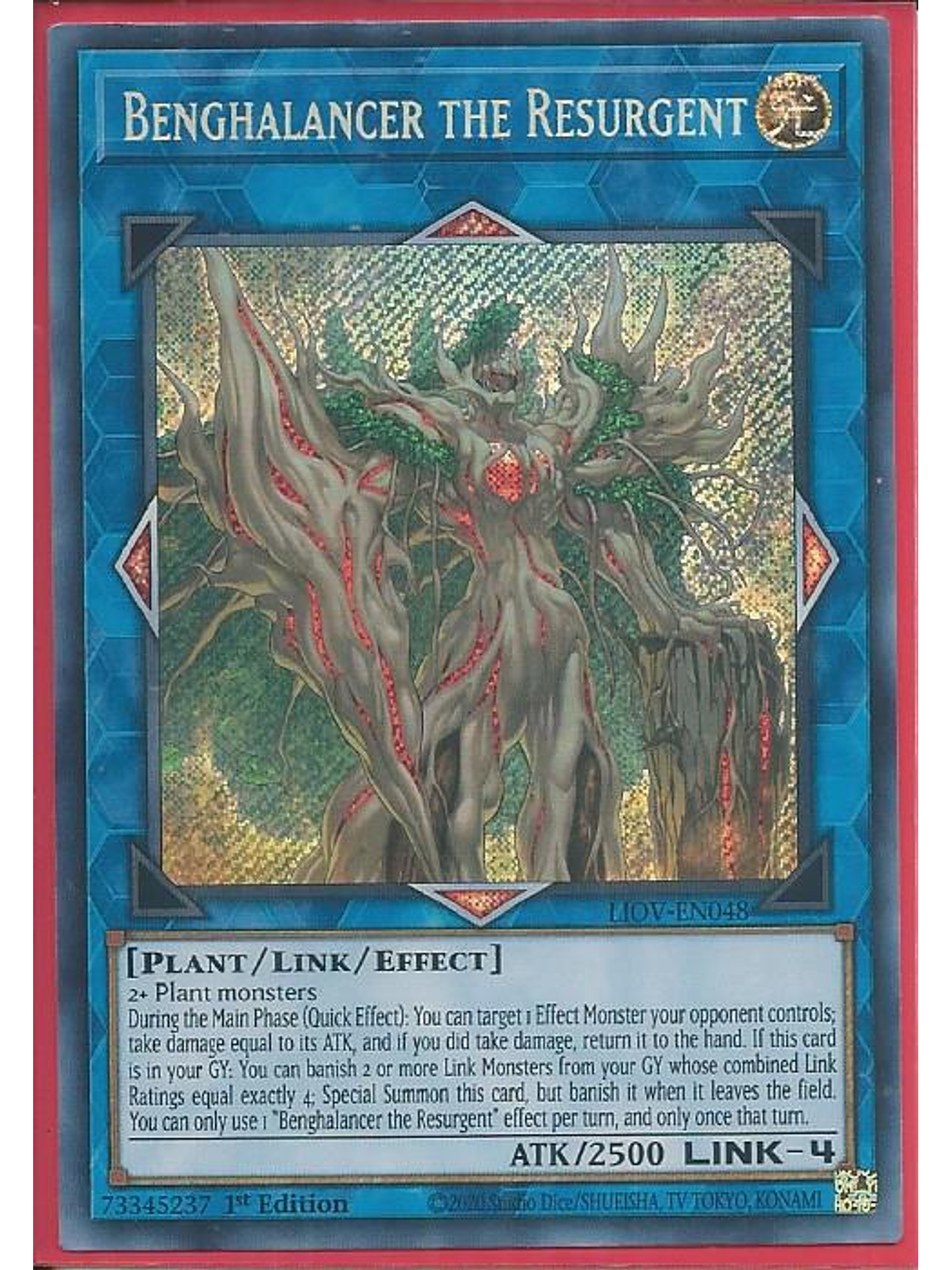 Benghalancer the Resurgent - LIOV-EN048 - Secret Rare 1st Edition 1