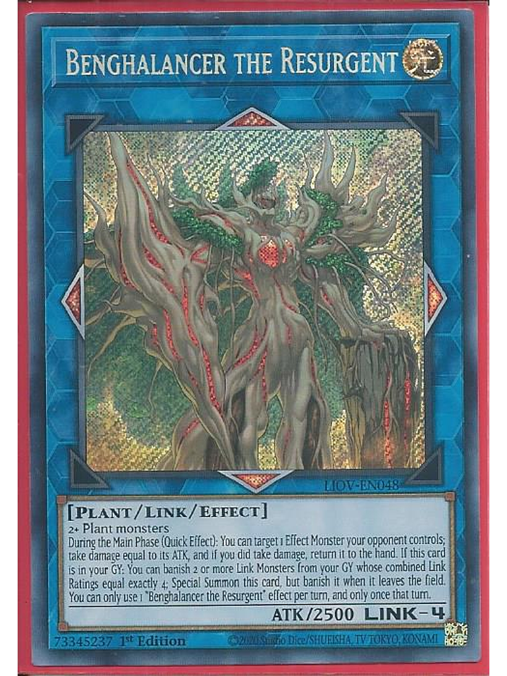 Benghalancer the Resurgent - LIOV-EN048 - Secret Rare 1st Edition 1