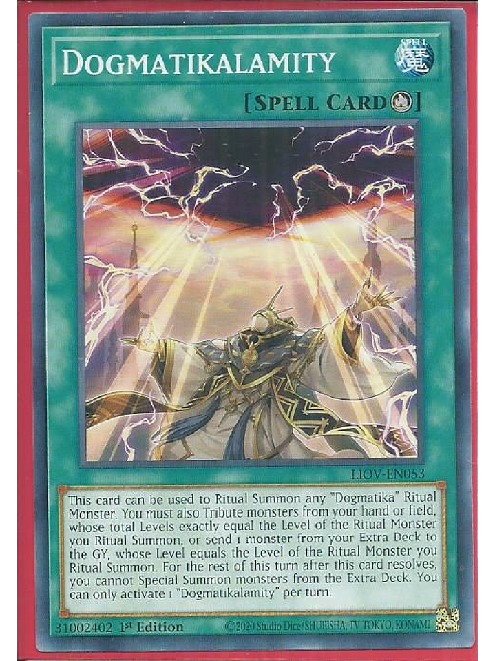 Dogmatikalamity - LIOV-EN053 - Common 1st Edition 1