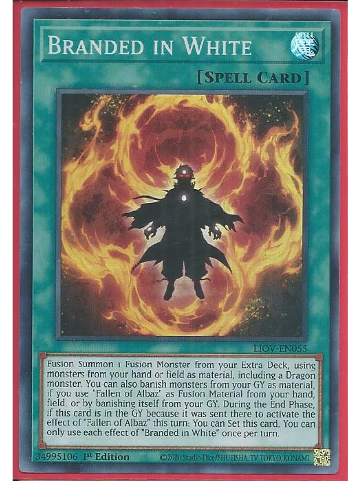 Branded in White - LIOV-EN055 - Super Rare 1st Edition 1