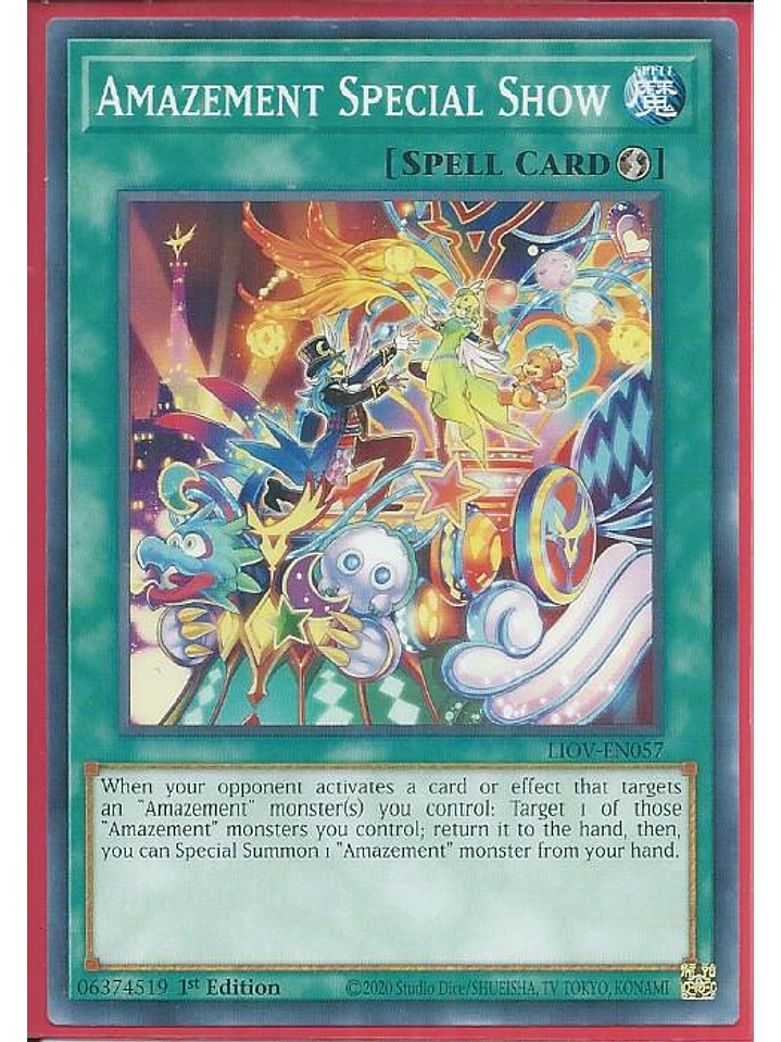 Amazement Special Show - LIOV-EN057 - Common 1st Edition 1