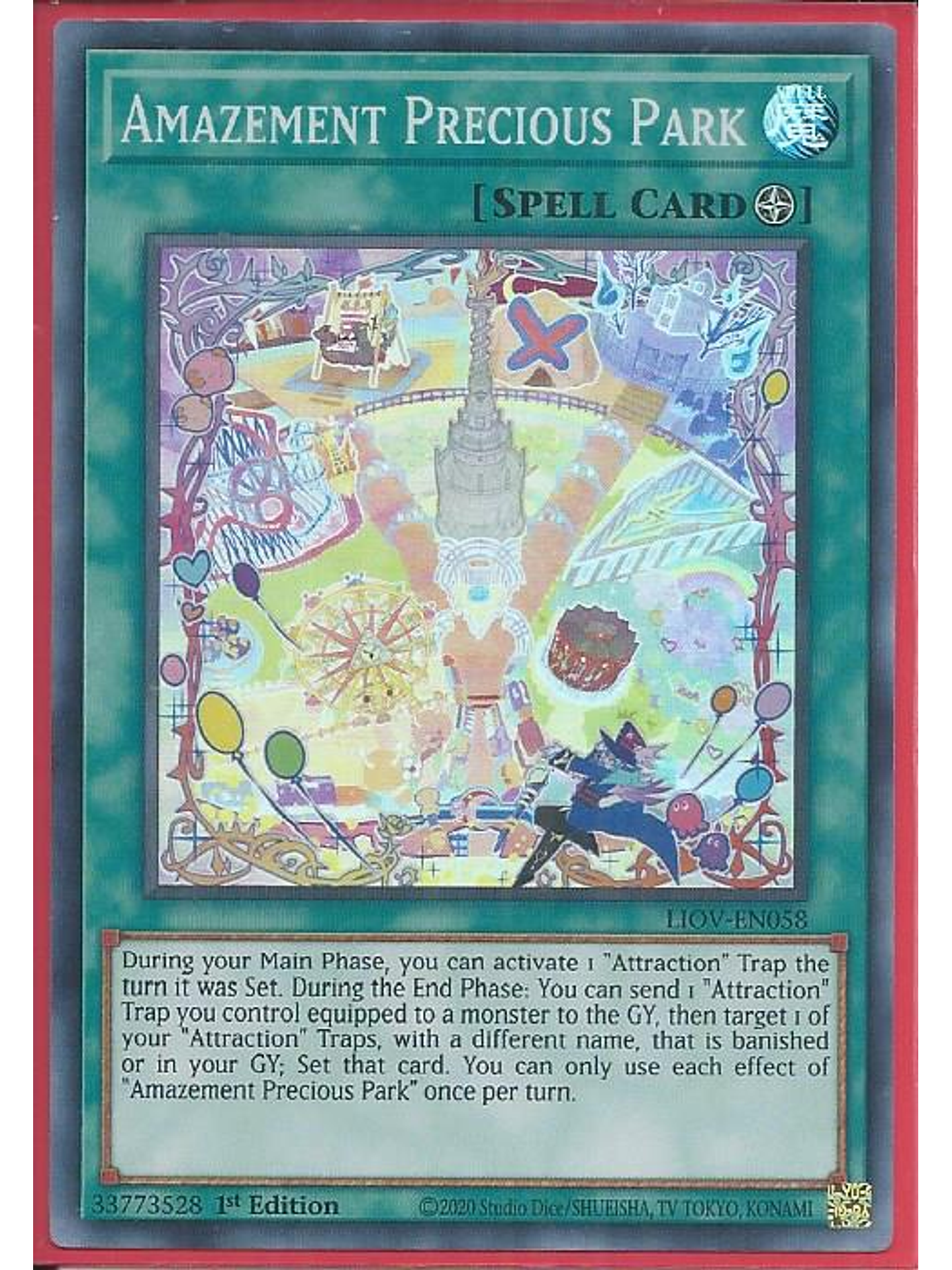 Amazement Precious Park - LIOV-EN058 - Super Rare 1st Edition 1