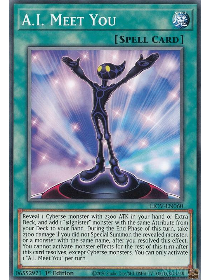 A.I. Meet You - LIOV-EN060 - Common 1st Edition 1