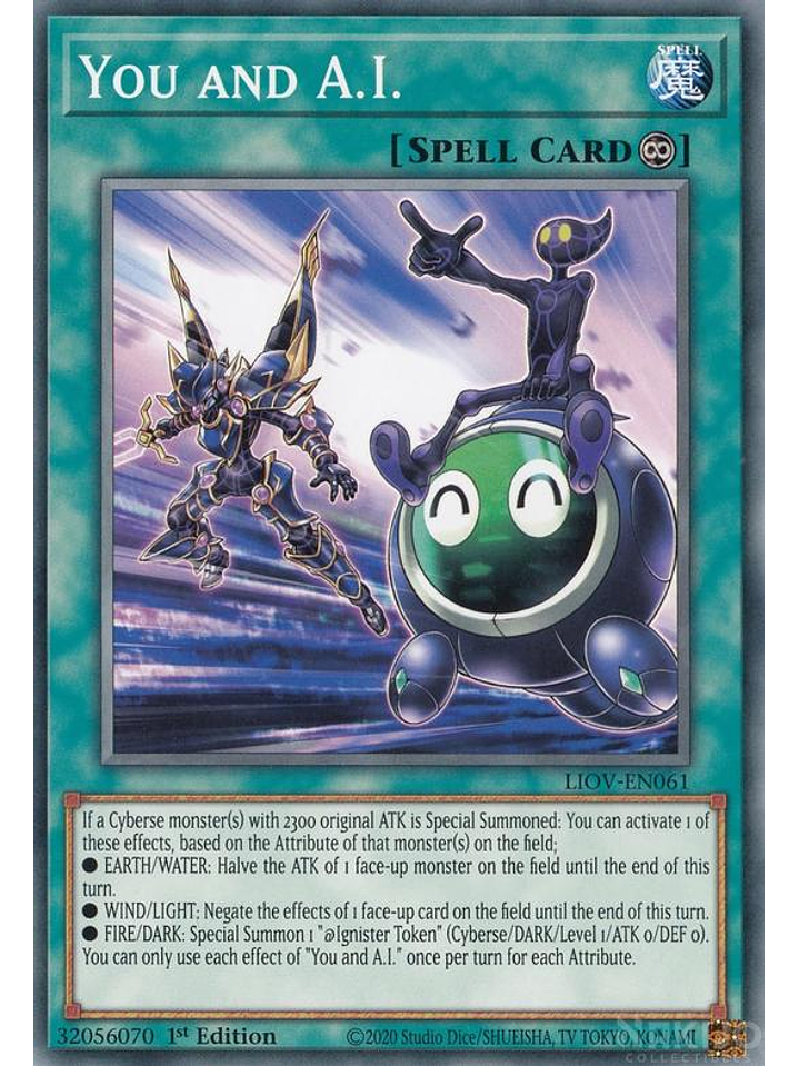 You and A.I. - LIOV-EN061 - Common 1st Edition 1