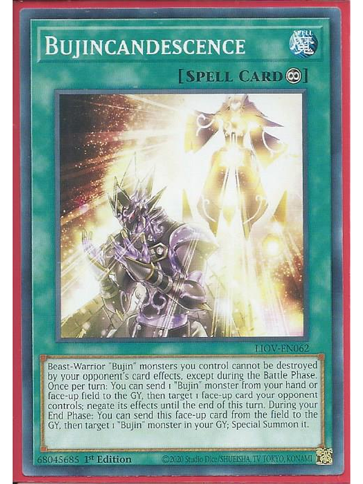 Bujincandescence - LIOV-EN062 - Common 1st Edition 1