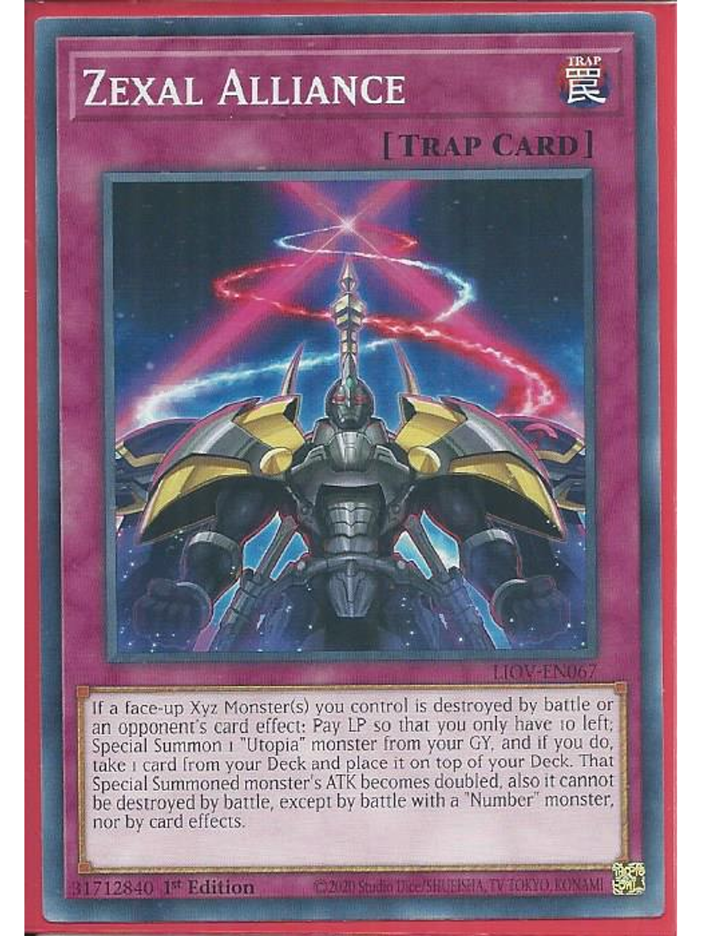 Zexal Alliance - LIOV-EN067 - Common 1st Edition 1