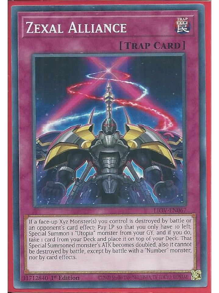 Zexal Alliance - LIOV-EN067 - Common 1st Edition 1