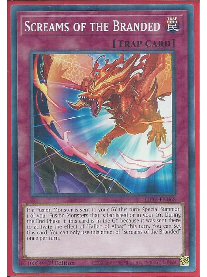 Screams of the Branded - LIOV-EN068 - Common 1st Edition 1