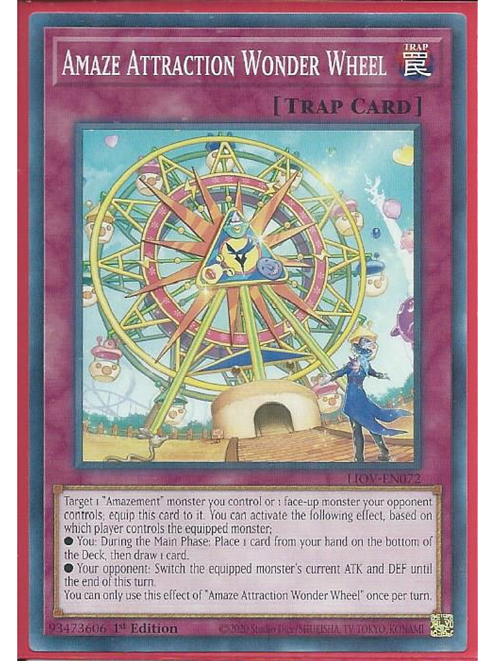 Amaze Attraction Wonder Wheel - LIOV-EN072 - Common 1st Edition 1