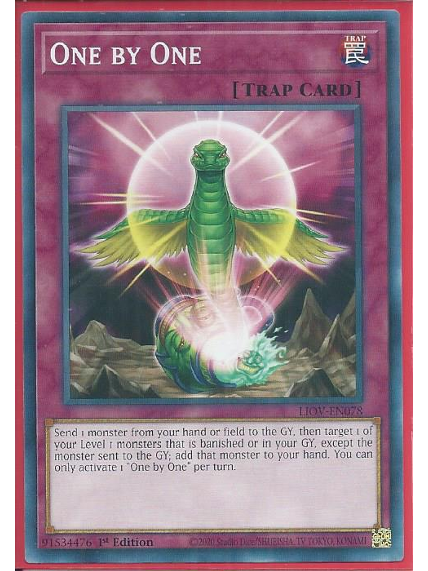 One by One - LIOV-EN078 - Common 1st Edition 1