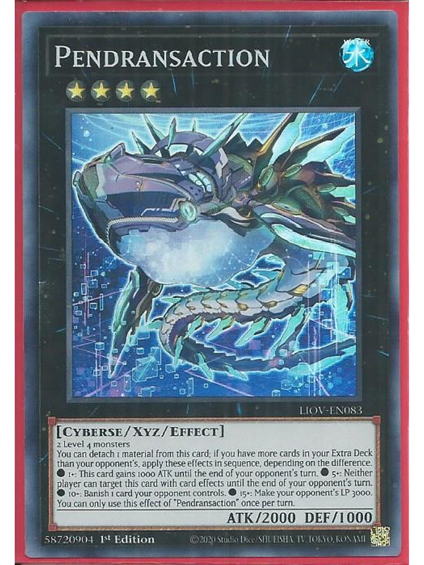 Pendransaction - LIOV-EN083 - Super Rare 1st Edition 1