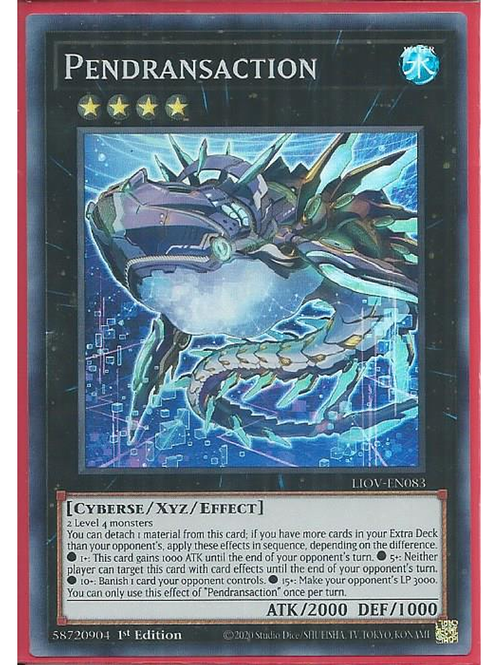 Pendransaction - LIOV-EN083 - Super Rare 1st Edition 1
