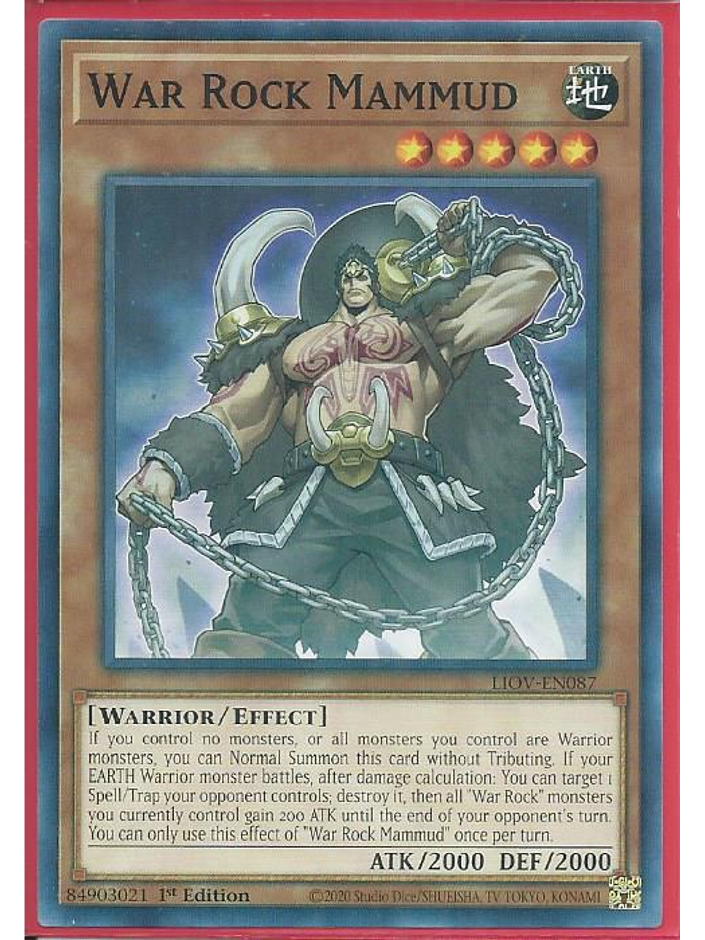 War Rock Mammud - LIOV-EN087 - Common 1st Edition 1