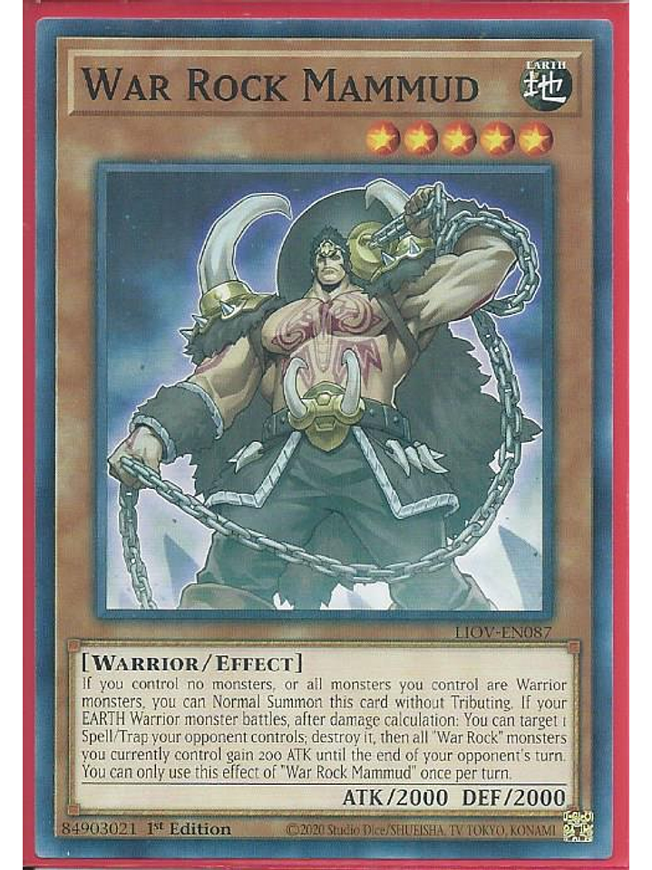War Rock Mammud - LIOV-EN087 - Common 1st Edition 1