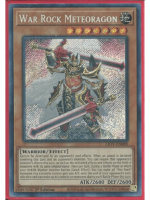 War Rock Meteoragon - LIOV-EN088 - Secret Rare 1st Edition